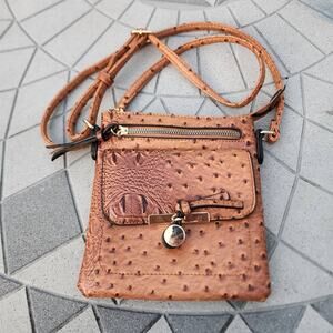 Emperia Los Angeles Faux Alligator Vegan Leather Crossbody Bag